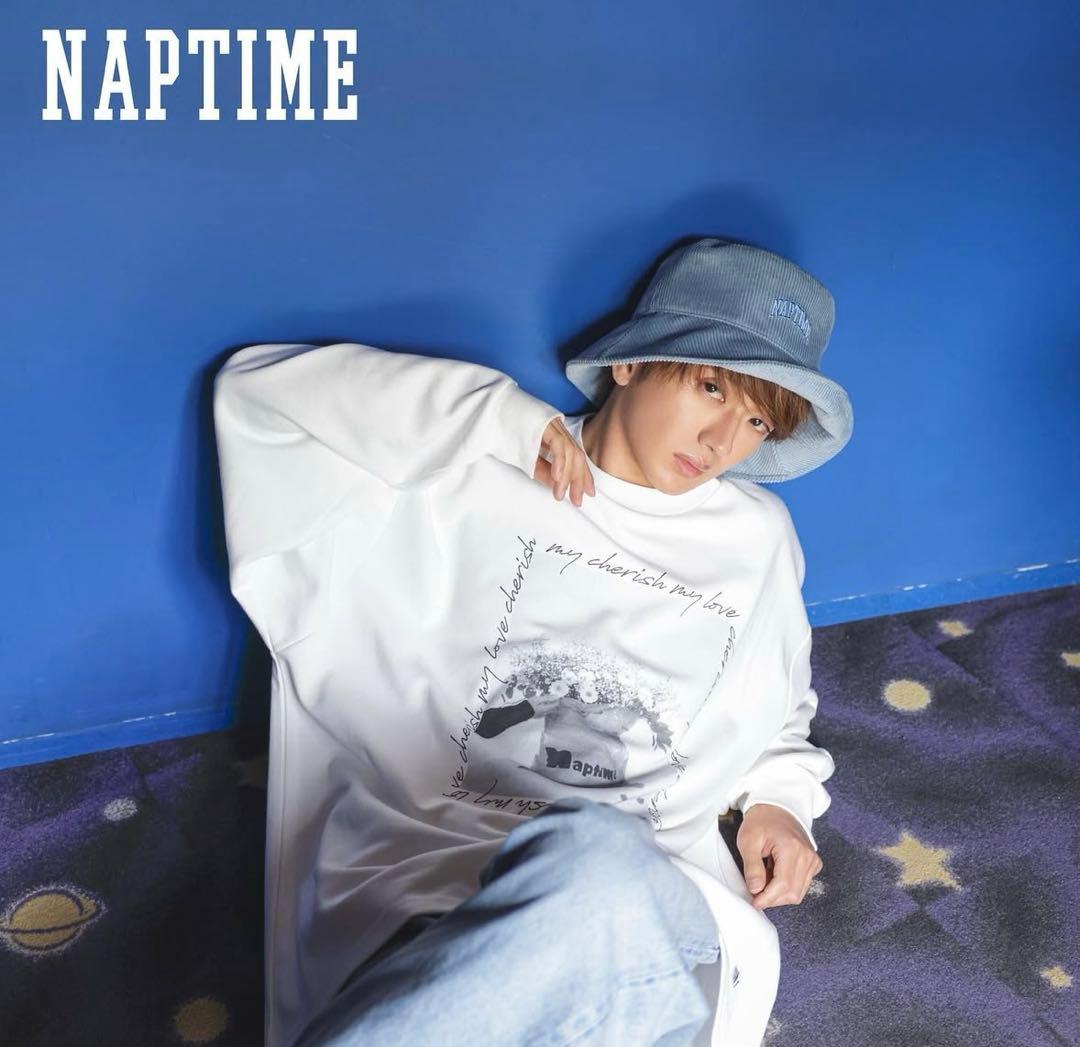 Nissy Naptime フォトプリントプルオーバーカットソー S