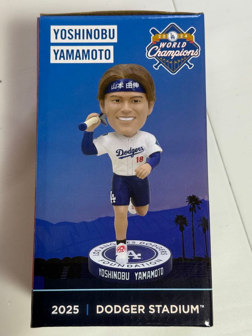マ*コ様 山本由伸　ボブルヘッド 球場配布　チャリティ　　大谷翔平　ドジャース