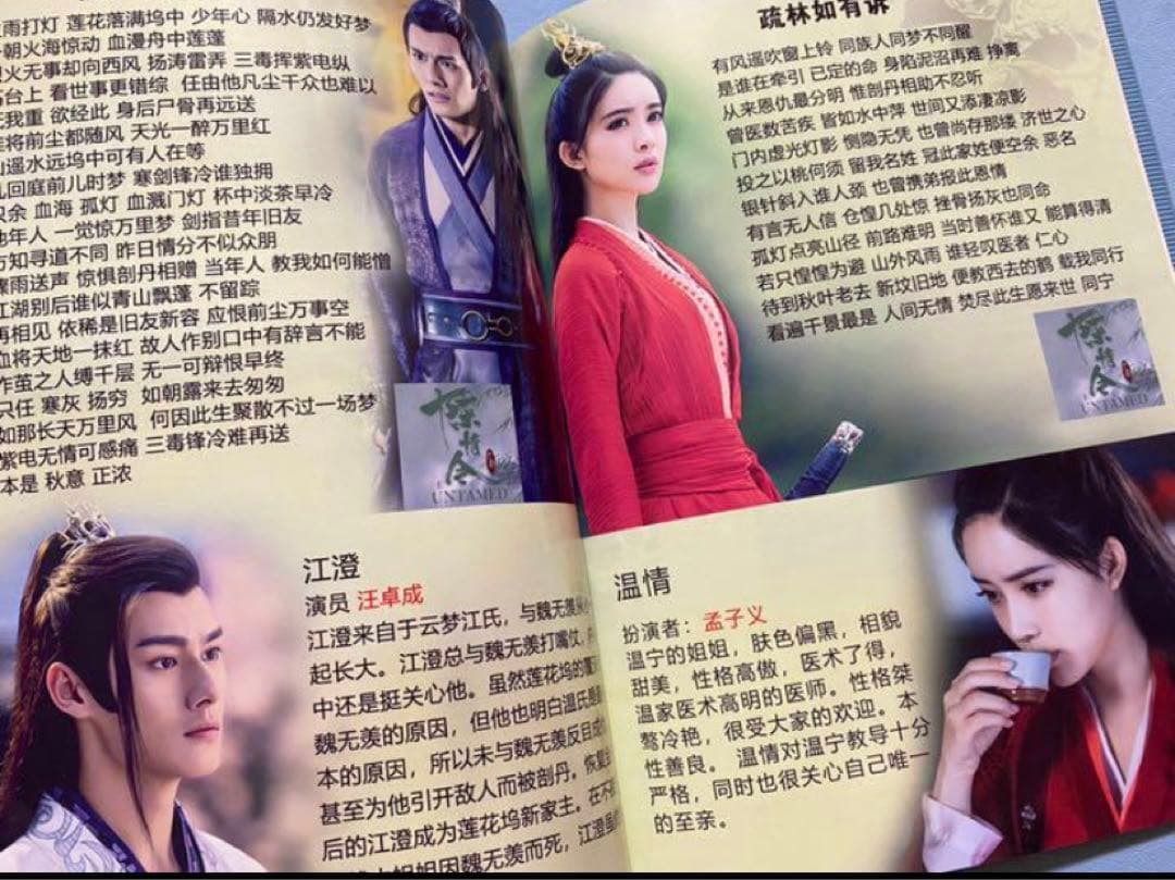 陳情令　肖戦　王一博【陳情未絶】全員集合写真集　珍蔵版