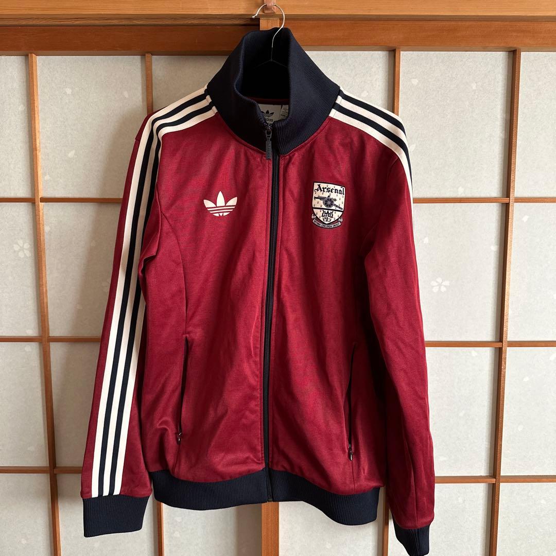 Adidas Arsenal ジャケット バーガンディ