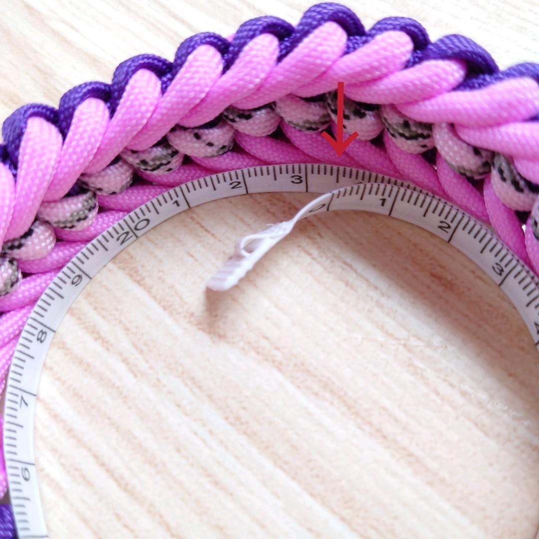 パラコード❥リード❥太め　ピンク系　№022