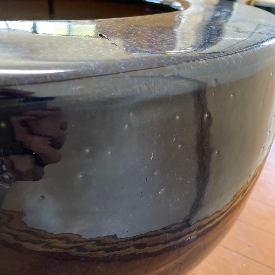大きい火鉢 陶器 睡蓮鉢 金魚鉢 メダカ鉢 陶器製 水鉢 インテリア めだか鉢