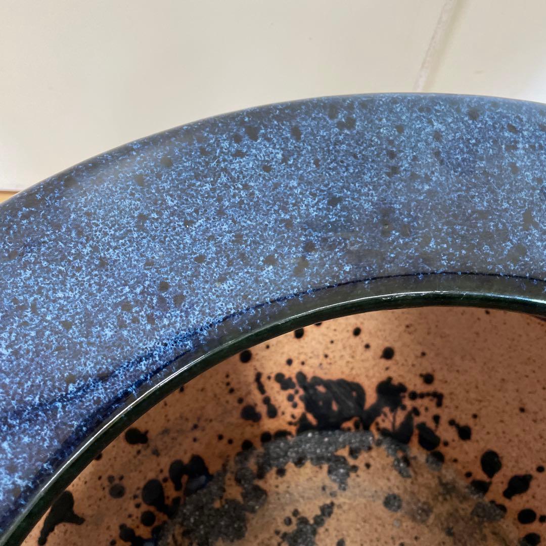 大きい火鉢 陶器 睡蓮鉢 金魚鉢 メダカ鉢 陶器製 水鉢 インテリア めだか鉢