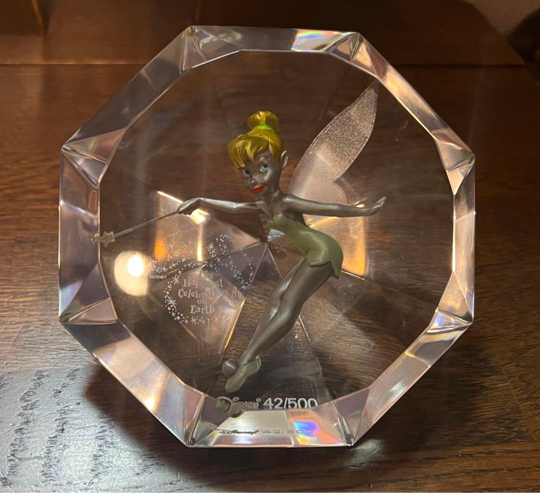 限定500 ダイヤ型 ディズニー ティンカーベル 置物 スカルプチャー WDW