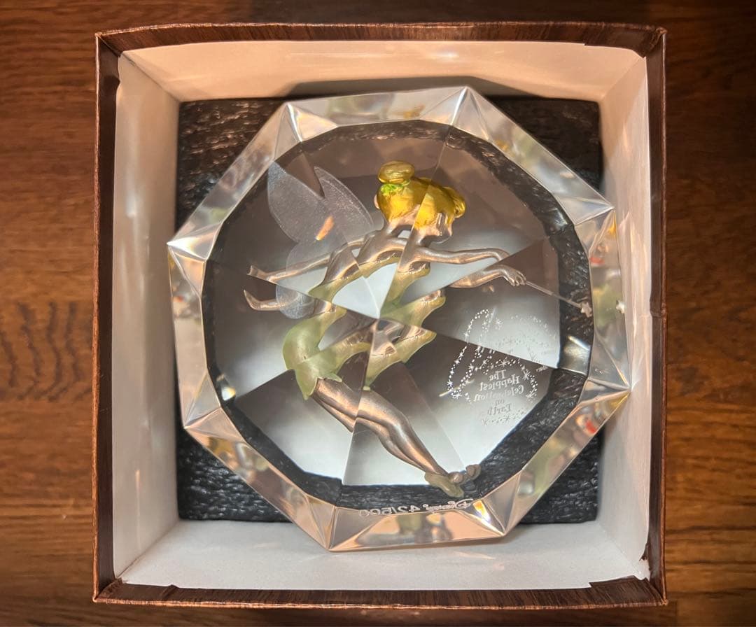 限定500 ダイヤ型 ディズニー ティンカーベル 置物 スカルプチャー WDW