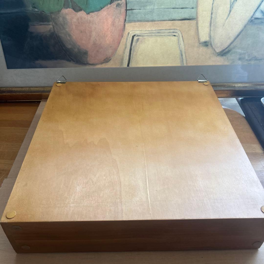 木製ガラス扉付き標本箱 16マス