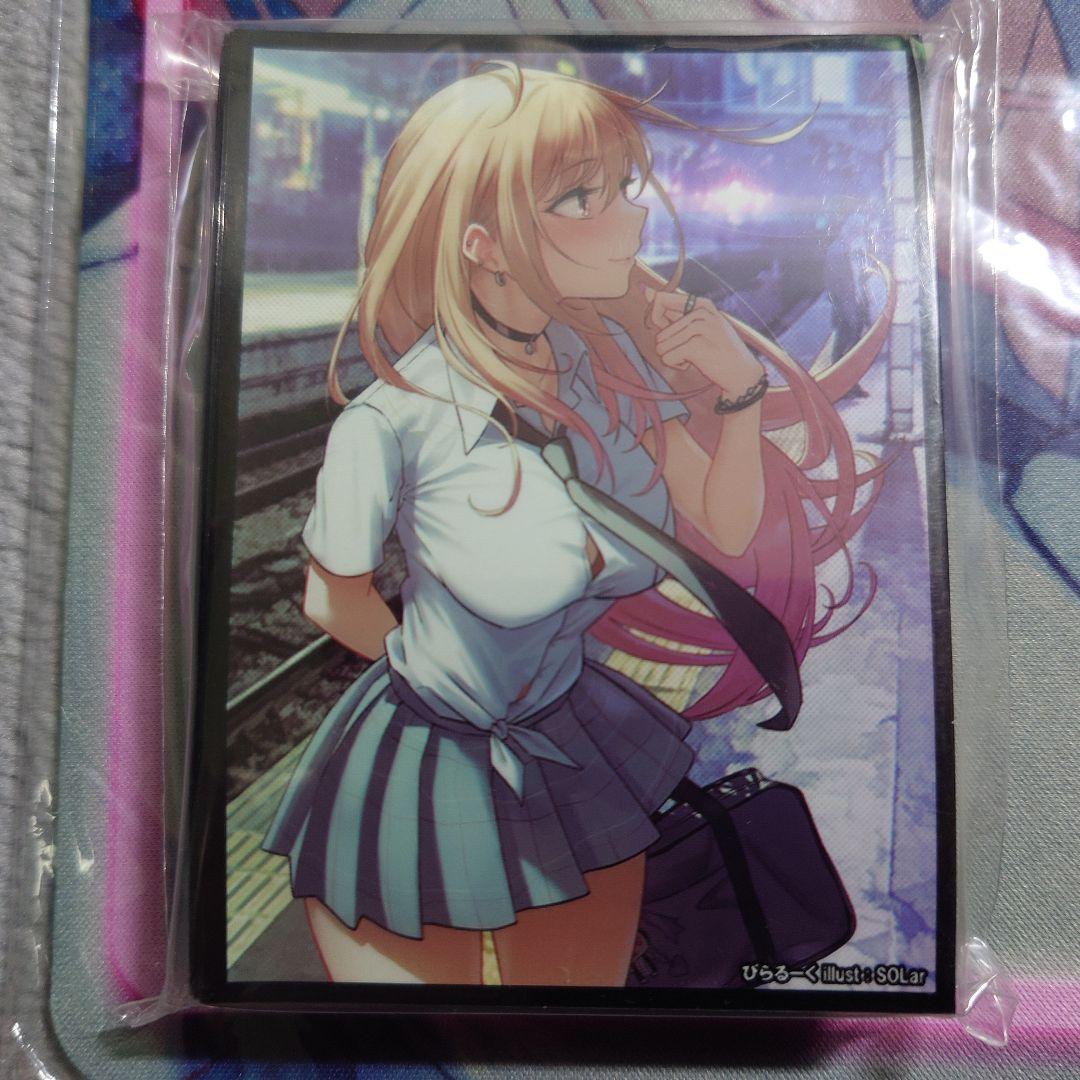 α2 着せ恋 駅のホーム&学生服 喜多川海夢 スリーブ&プレイマット