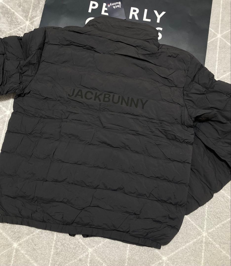 新品 パーリーゲイツ ジャックバニー 薄中綿ブルゾン(6)LL/黒 最新モデル
