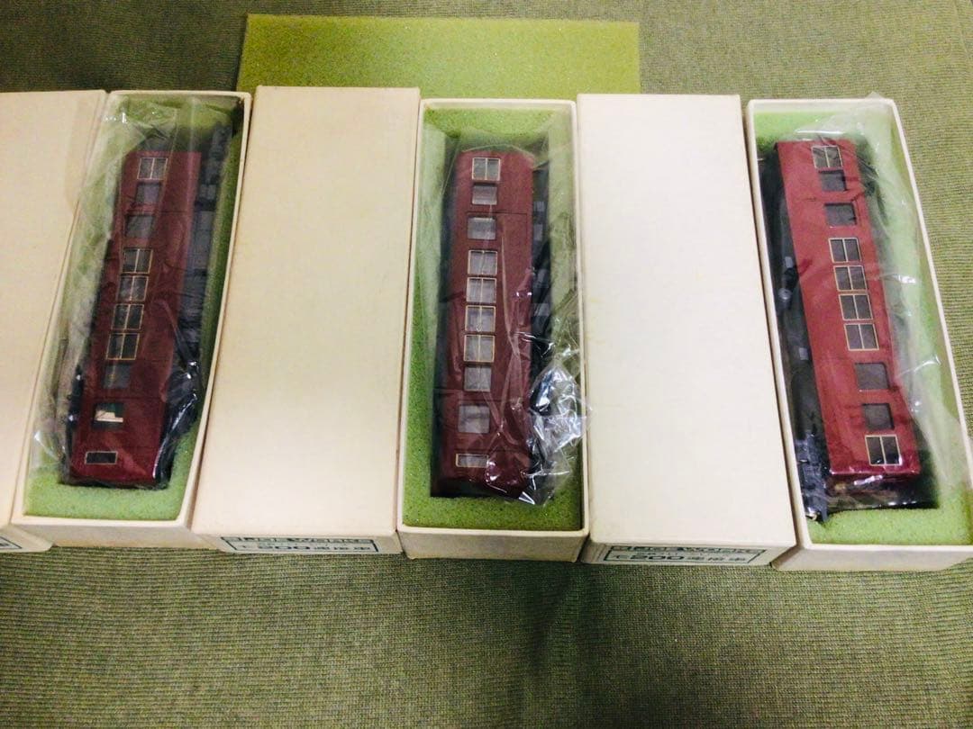 乗工社 HOナロー(9m/m) 近鉄モ200連結車 動力含む3両 塗装済み完成品