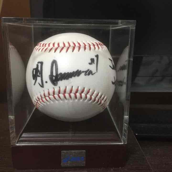 2007年 ヤクルト時代 岩村明憲 直筆サインボール