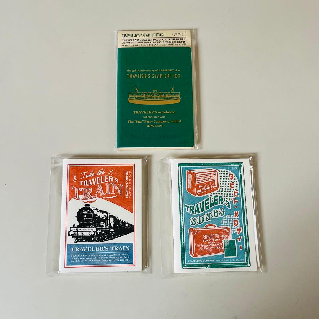 トラベラーズノート パスポートサイズ　11冊セット＋缶バッチ