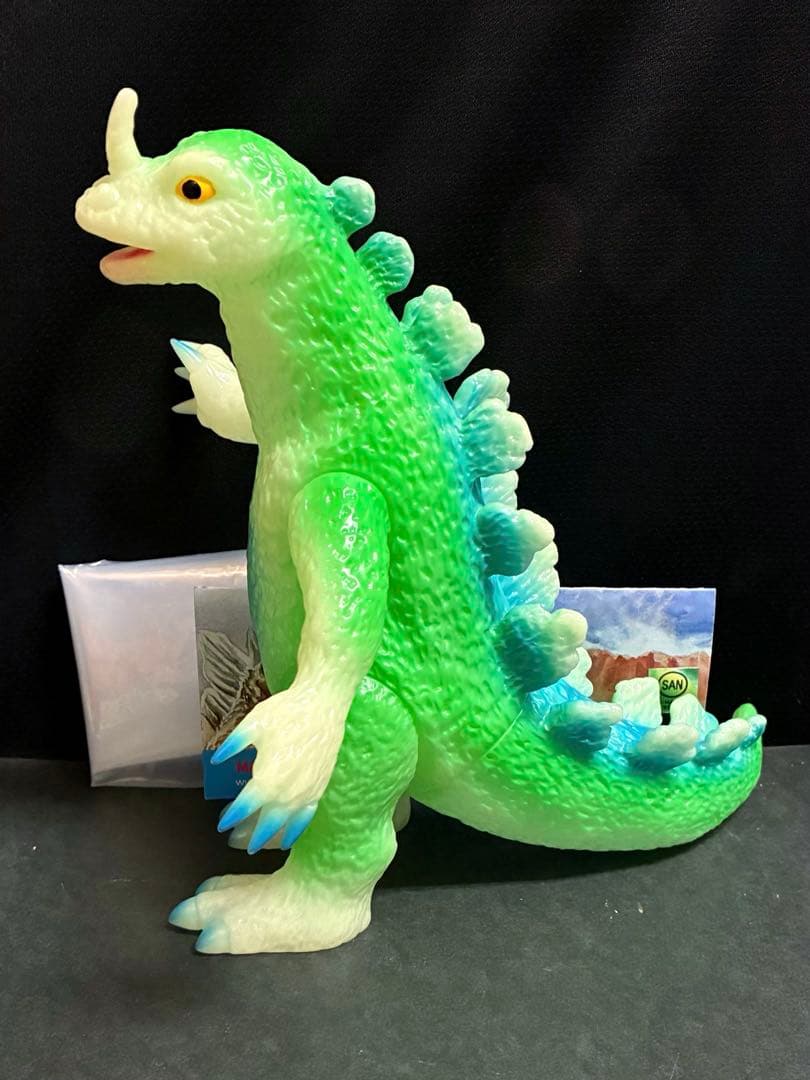 ■マルサン マルモン キングゴドラス ソフビ 蓄光 / オリジナル怪獣