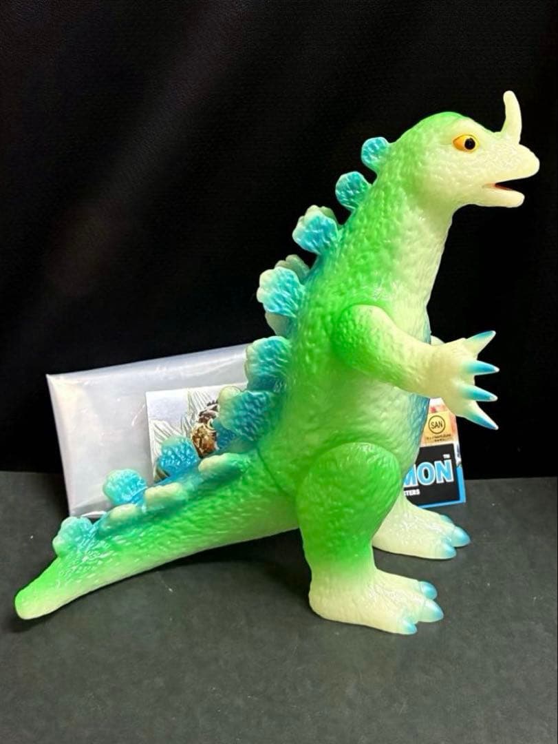 ■マルサン マルモン キングゴドラス ソフビ 蓄光 / オリジナル怪獣