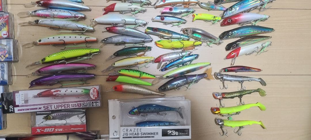 BlueBlue、Megabass、他ルアー100点以上