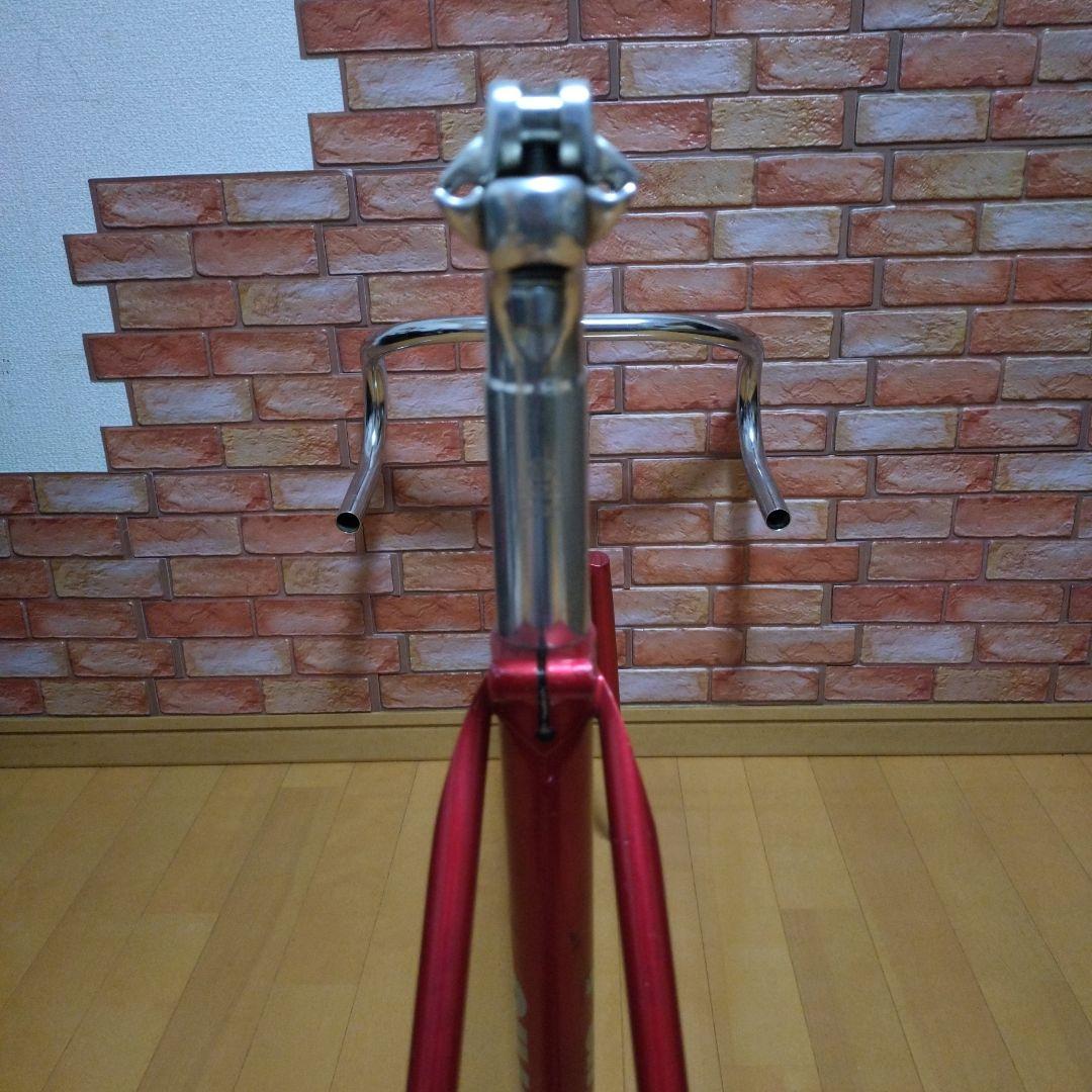 大きめ！競輪NJS認定　Panasonic ピストフレーム レッド