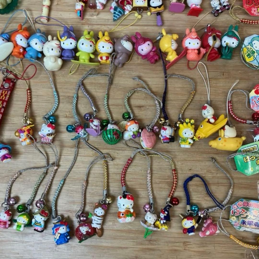 ご当地キティ ハローキティ ストラップ 152個セット まとめて まとめ売り