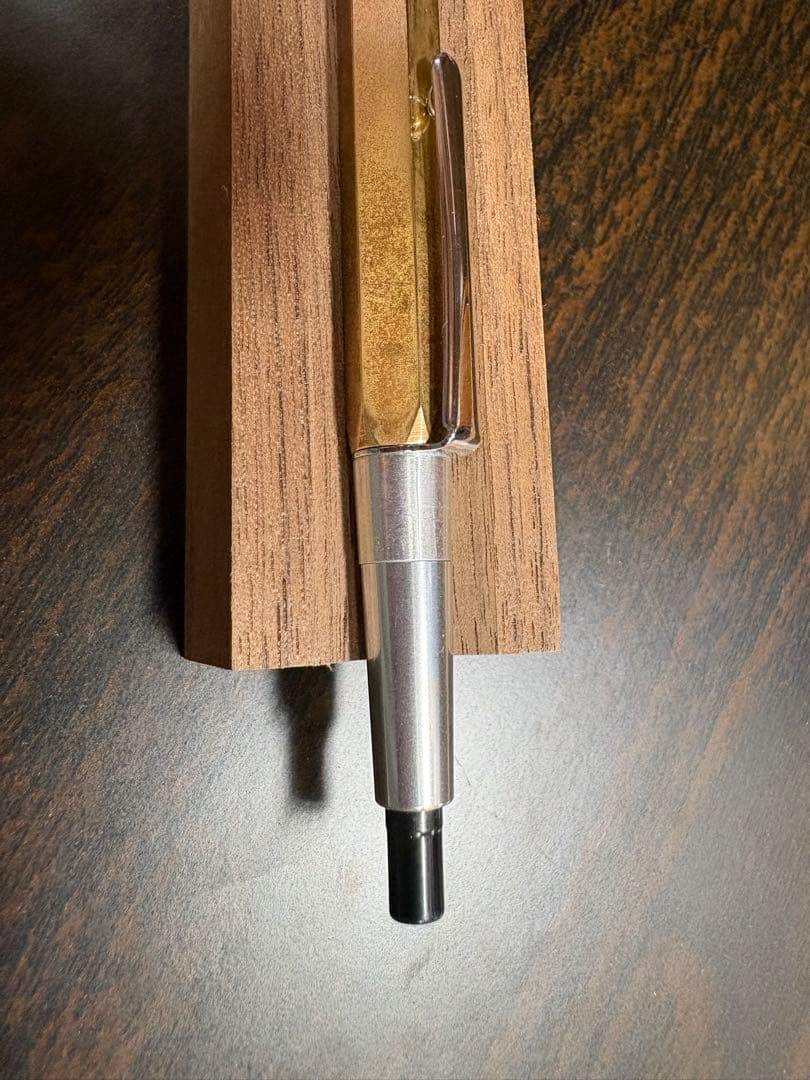 廣瀬鐡筆堂　赤漆の焼き付け塗装　シャーペン