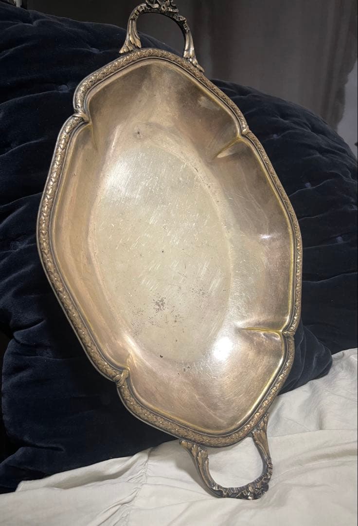 ⭐️Clearance Sale⭐️フランスアンティーク　シルバートレイ　ブロカント