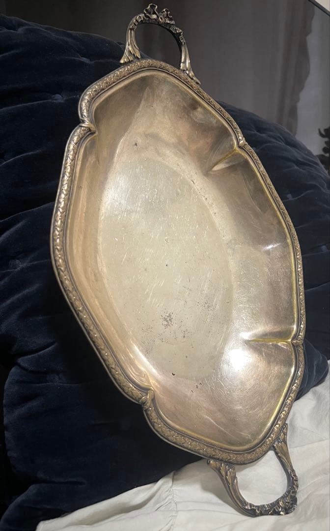 ⭐️Clearance Sale⭐️フランスアンティーク　シルバートレイ　ブロカント