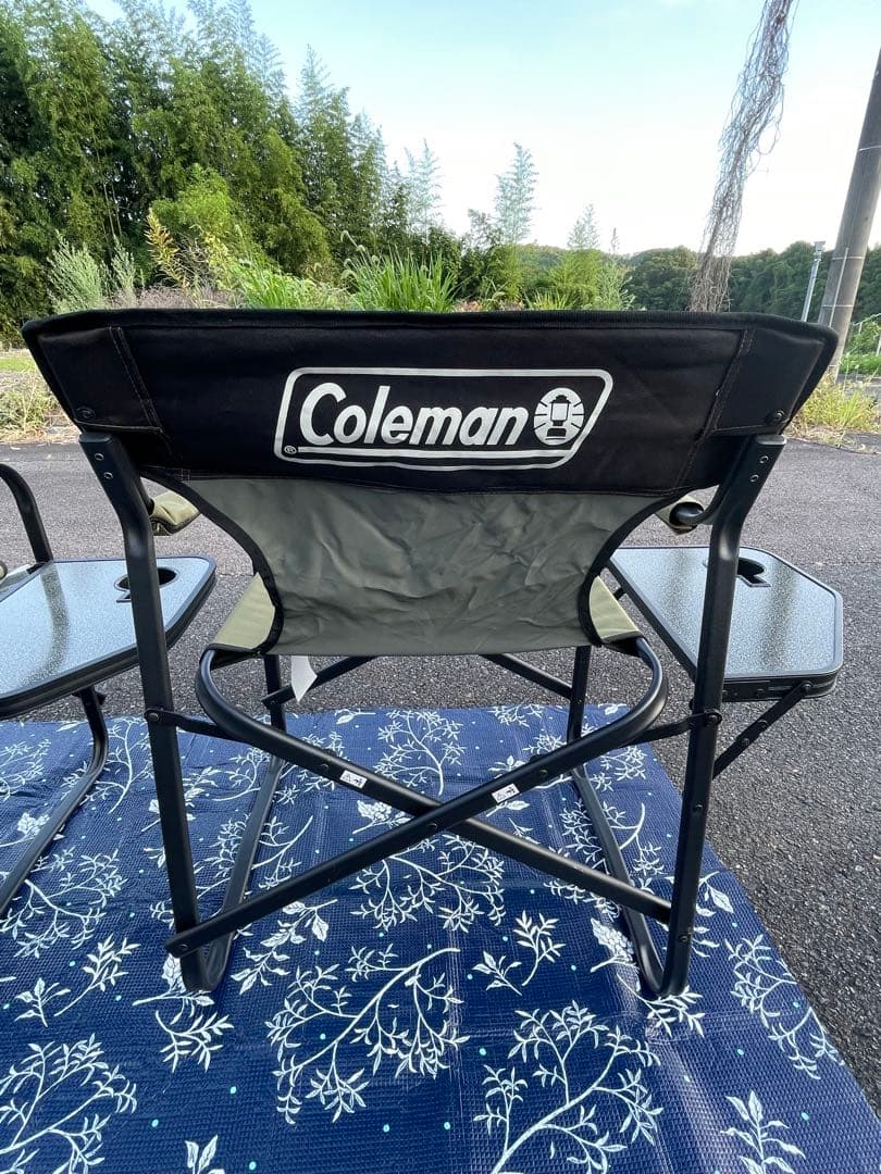 コールマン(Coleman) チェア サイドテーブル付デッキ