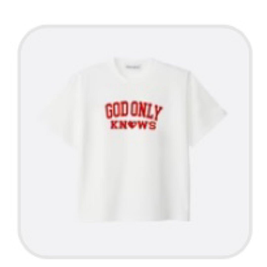 ミュージシャン GOD ONLY KNOWS COLLEGE LOGO T-SHIRT