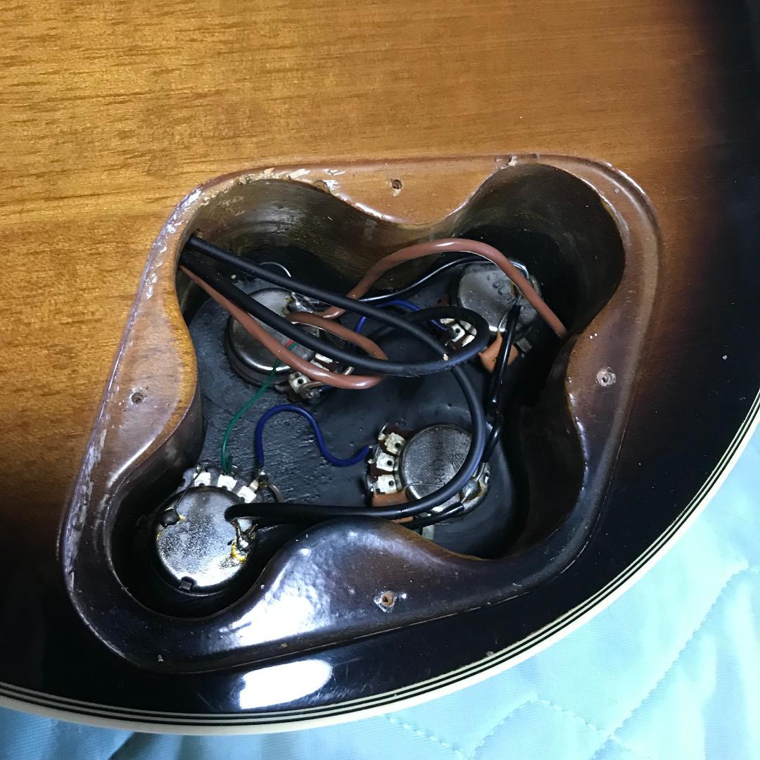 Aria Pro II レスポール カスタム エボニー指版 ダイヤモンドインレイ