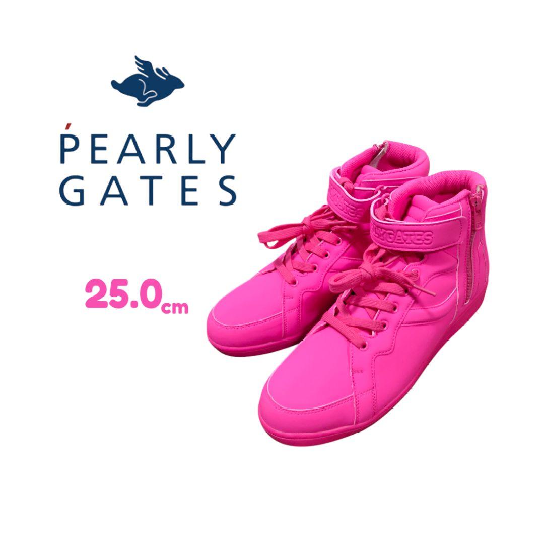 ご*/様 パーリーゲイツ ハイカット ゴルフシューズ レディース ゴルフウェア