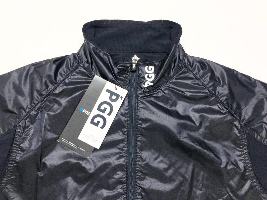 ○★新品未使用　PGG　ナイロンジャケット　6　ネイビー　PEARLYGATES