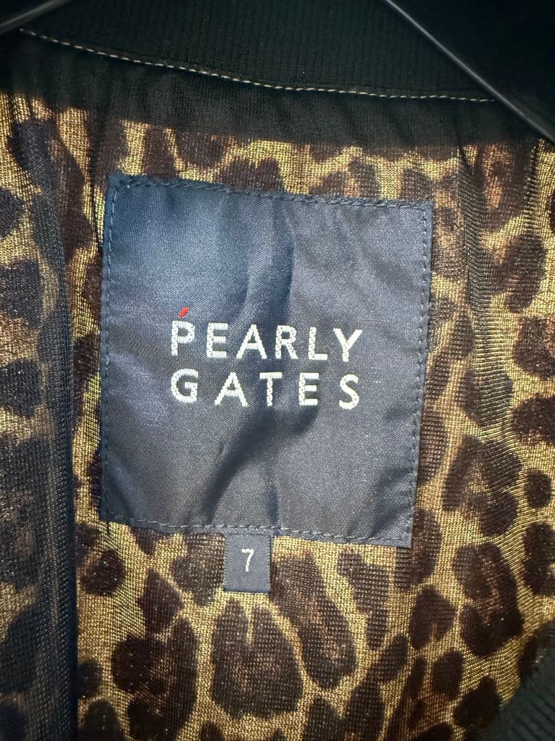 PEARLY GATES ヒョウ柄長袖シャツ