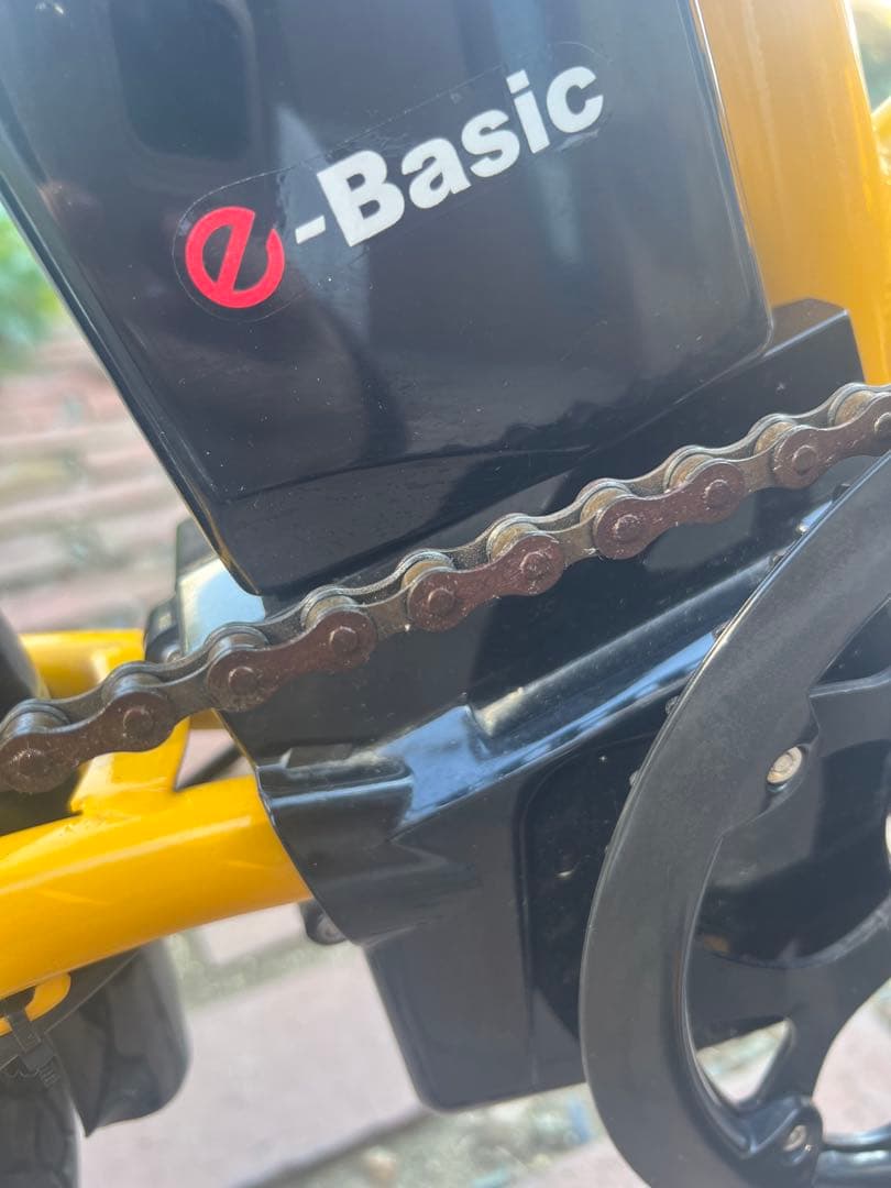 【美品】HUMMER折り畳み電動アシスト自転車