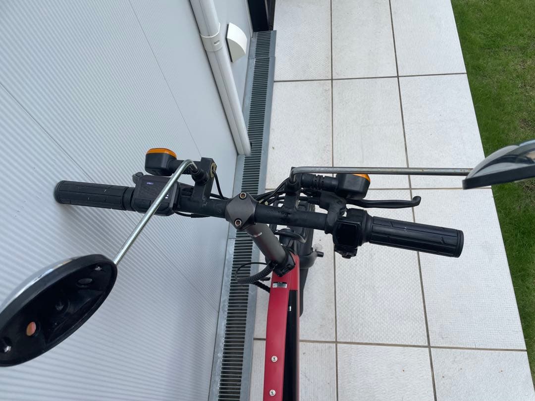 Ripples! 電動自転車 電動ハイブリッド アシスト 自転車 レッド 赤