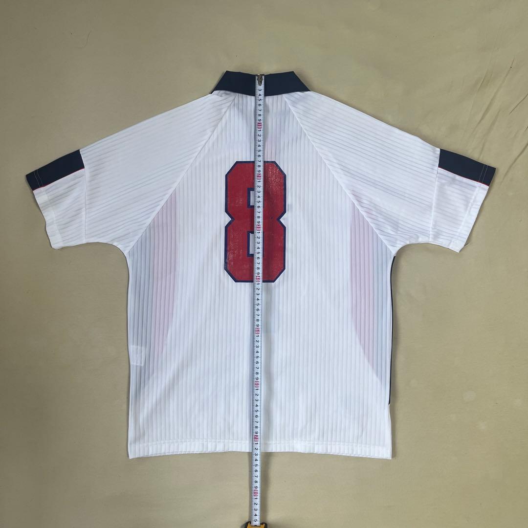 1997-99 イングランド代表 ホームユニフォーム #8 正規品