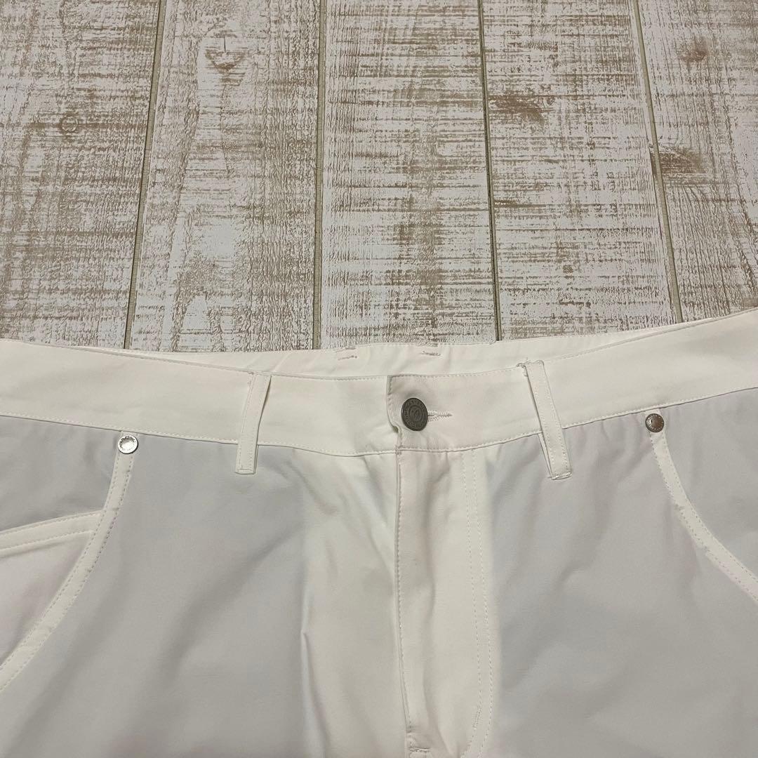 新品 マスターバニー ロングパンツ シンプル ホワイト Mサイズ （4）