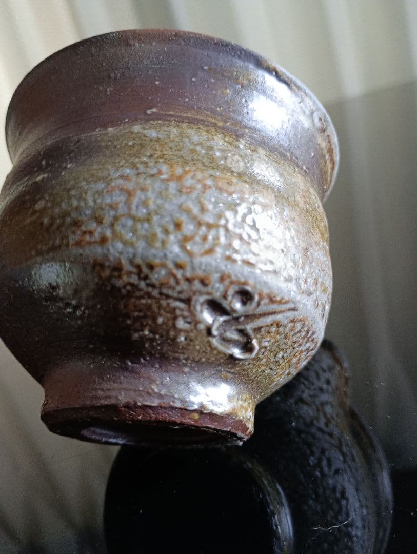 【備前焼 人間国宝 藤原 啓】藤原 啓／宝瓶