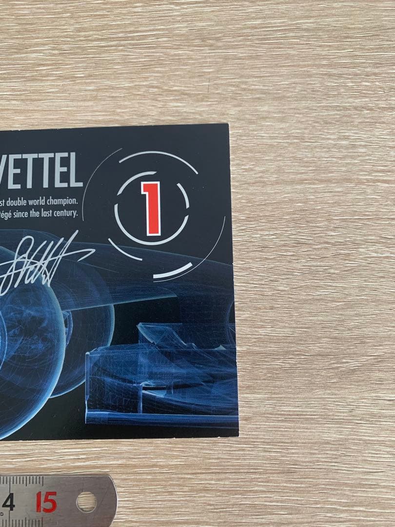 RedBull セバスチャンベッテル直筆サイン