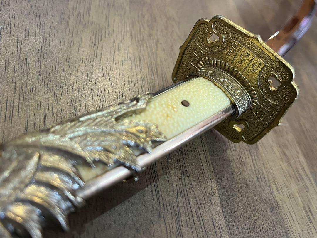 【アンティーク】鳥頸太刀拵 衛府太刀拵 細太刀拵 模造刀 太刀 日本刀 レトロ