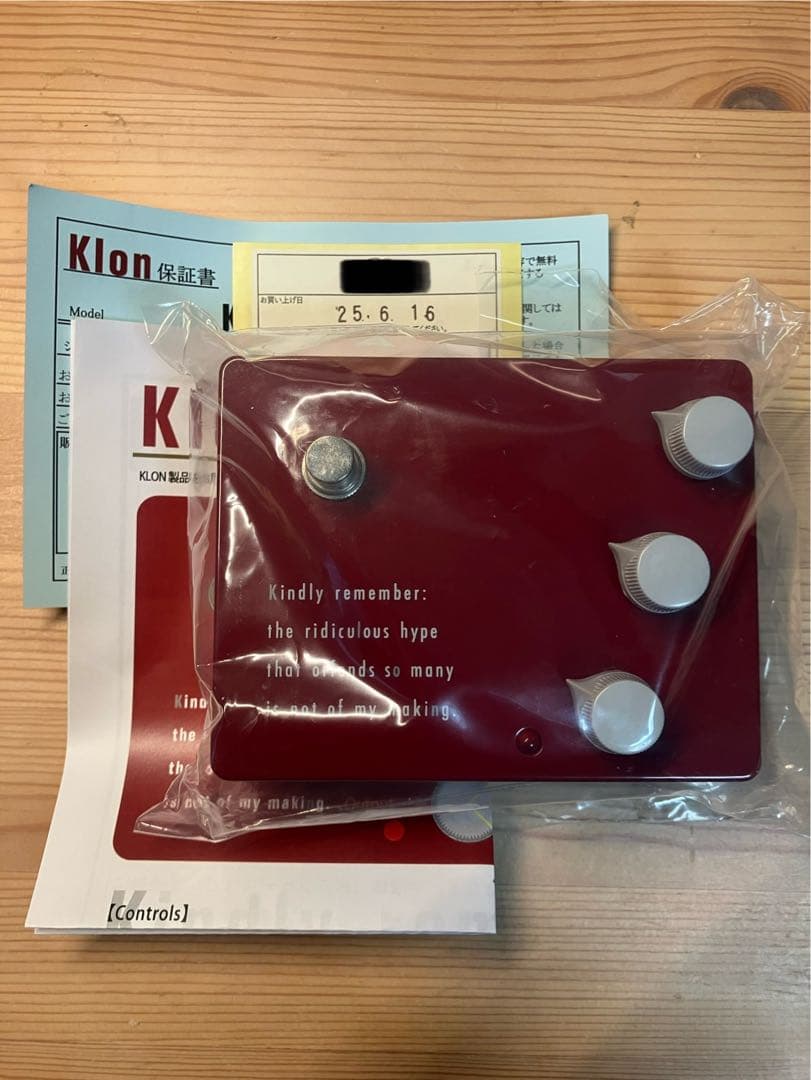 Klon KTR オーバードライブ　エフェクター