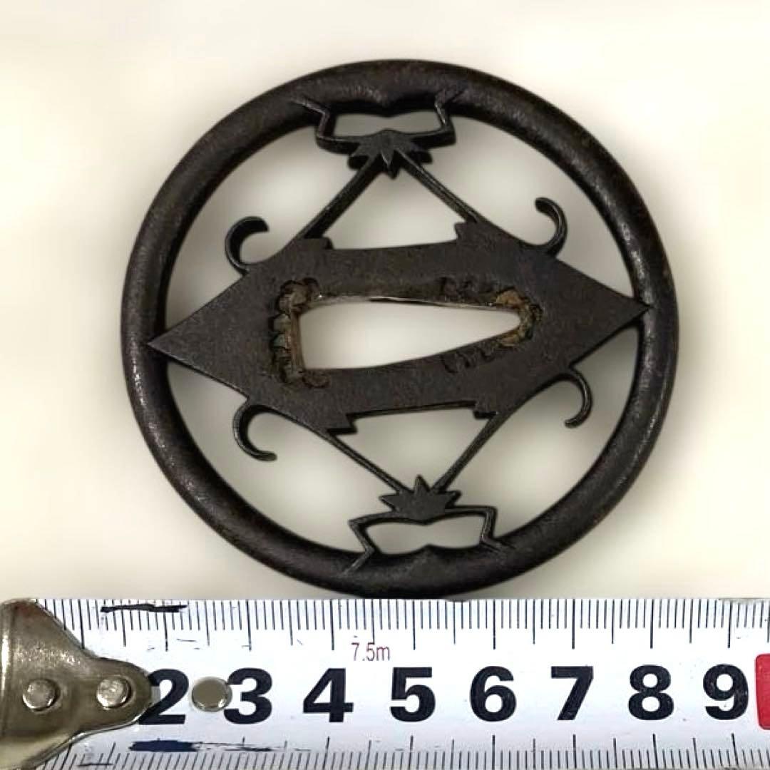 B-82 鍔　武具　刀装具　日本　骨董品　時代物　美術品　工芸品