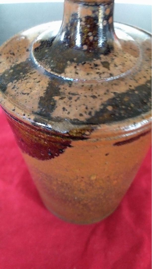 丹波焼　蝋燭徳利　花器　瀬戸焼　古道具　酒器　流掛