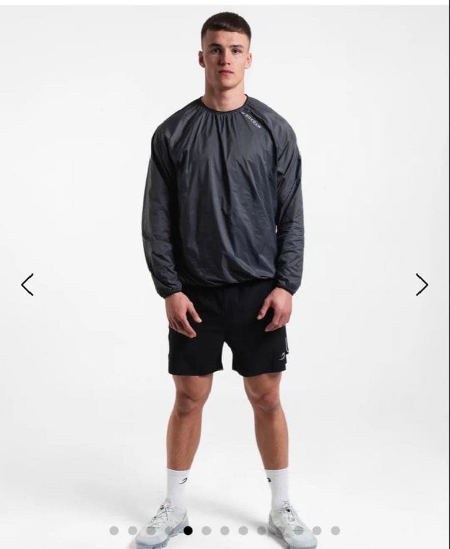 boxraw ジェナーロ・オーバーサイズ・ウィンドブレーカー・クルー　Mサイズ