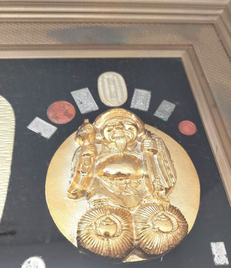 金属製骨董品　大判　小判　古銭　レプリカ　七福神　大黒天様　財運アップ　レトロ