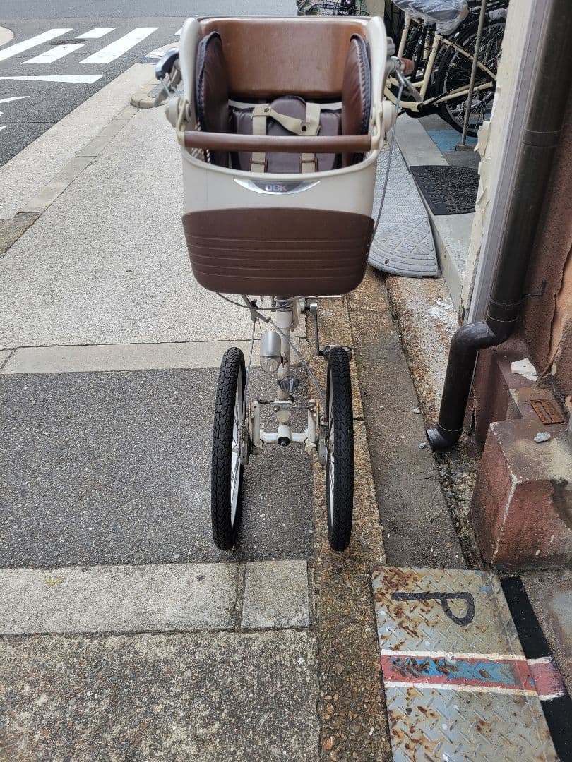 バンビーノ チャイルドシート付き自転車 ※直接引き取りのみ