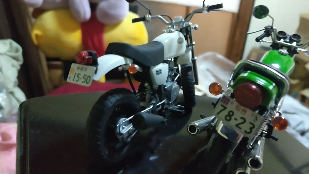 バイクプラモデルエイプ製作用依頼用 エイプのみの販売。KH400は付きません。