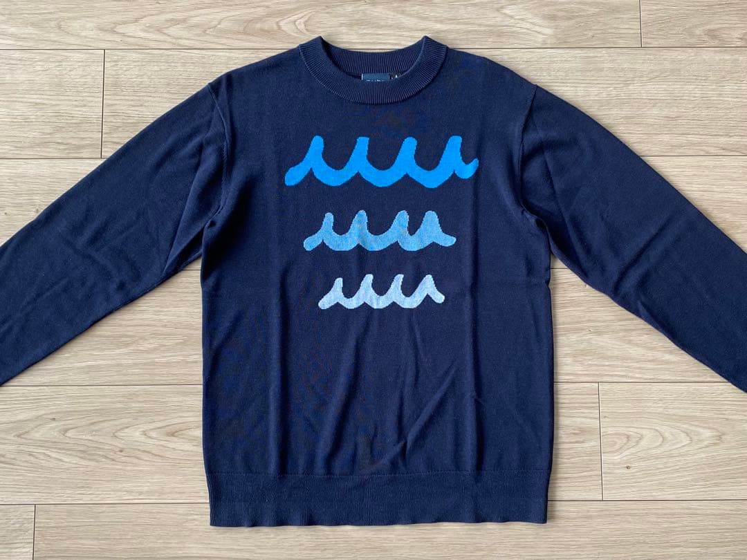 muta MARINE ムータマリン バイカラーニットセーター