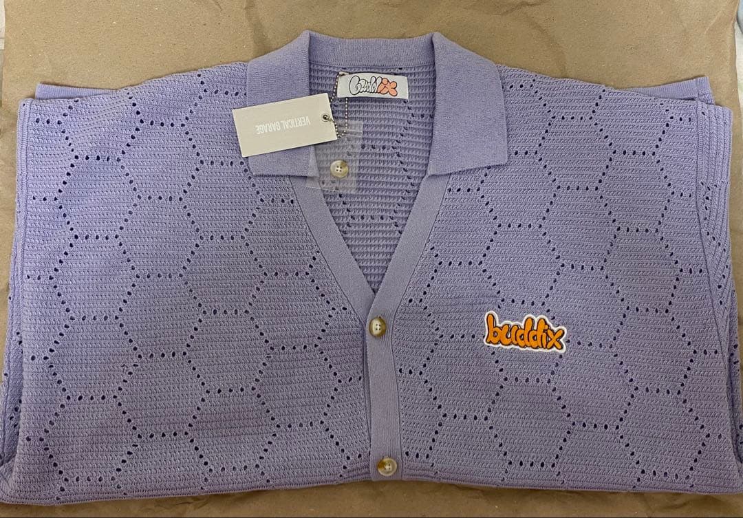 ★buddix ★ カーディガン XL パープル