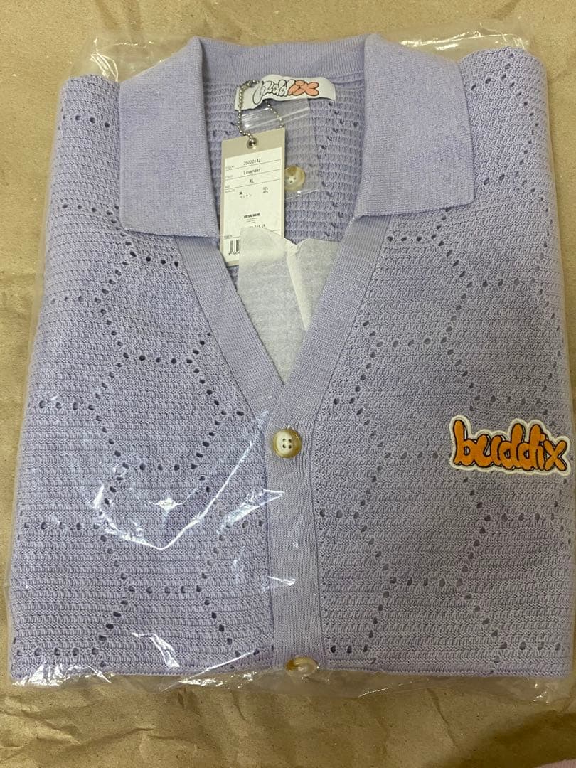 ★buddix ★ カーディガン XL パープル