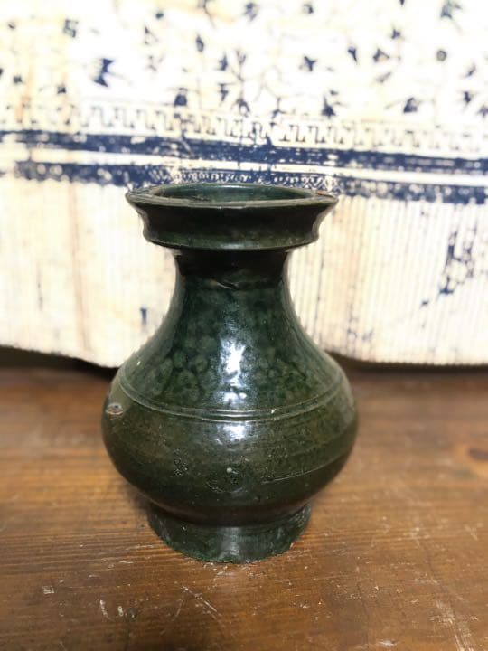 漢　緑釉　中国美術　約2000年前