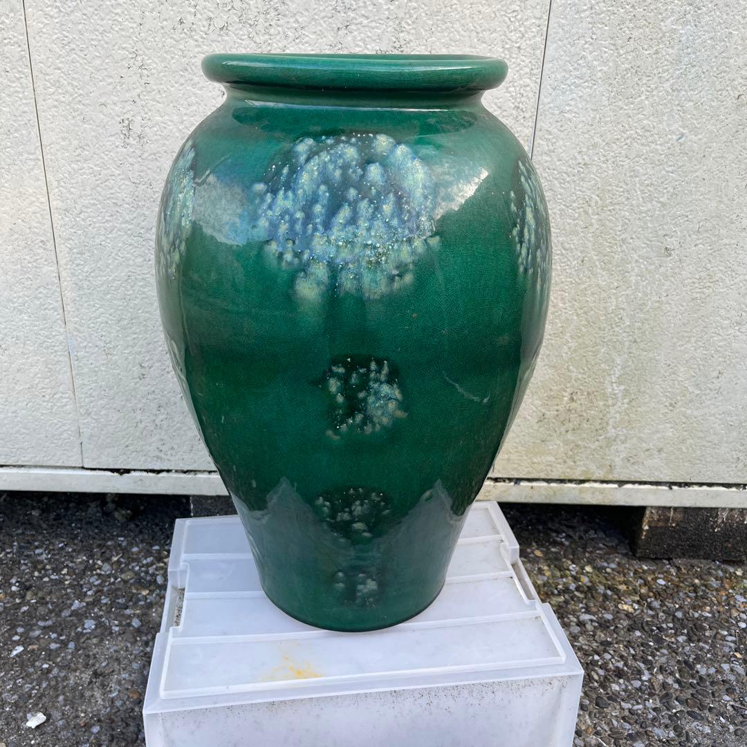 レトロ　大型フラワーベース