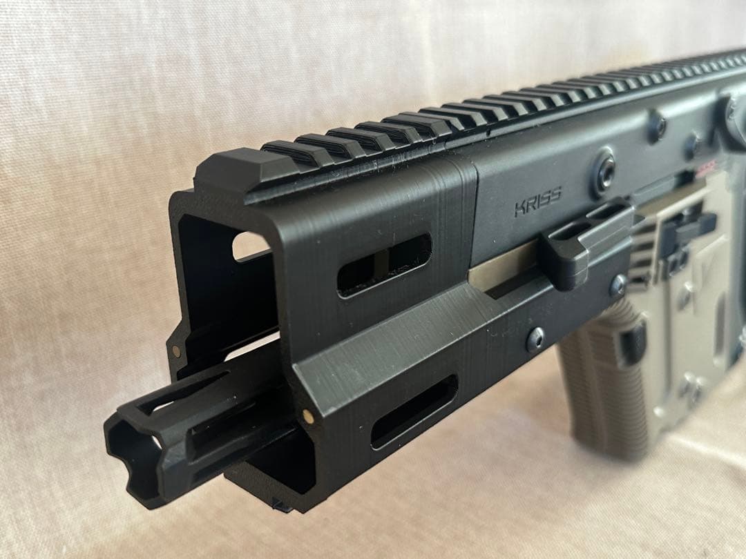 3Dプリント製 クリスベクター用ハンドガード ブラック