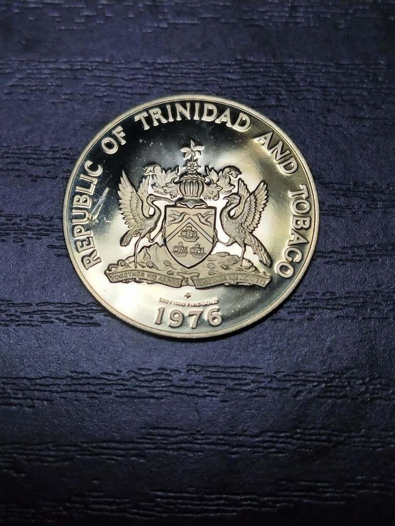 記念金貨 　　　　　　　　 トリニダード・トバゴ共和国 1976年